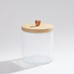 Global Views Crackle Glass Canister with Lid