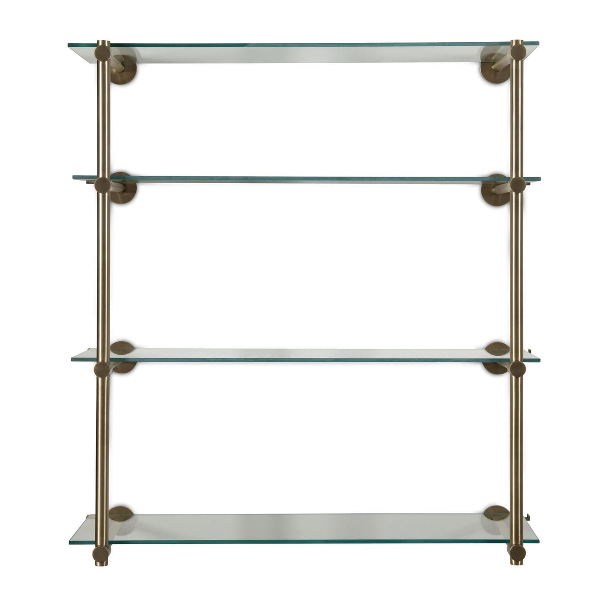 Maitland Smith Brass Wall Shelf