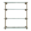 Maitland Smith Brass Wall Shelf