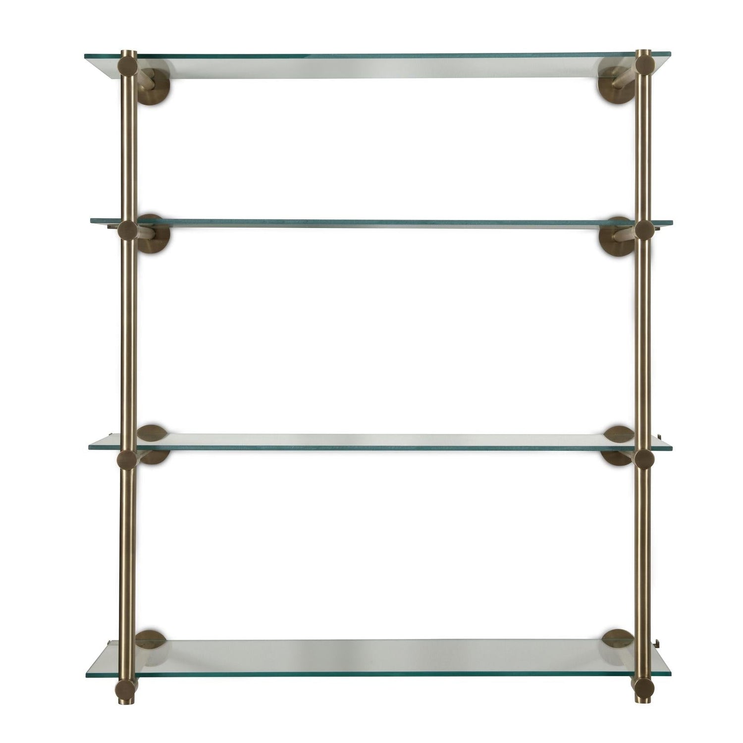 Maitland Smith Brass Wall Shelf