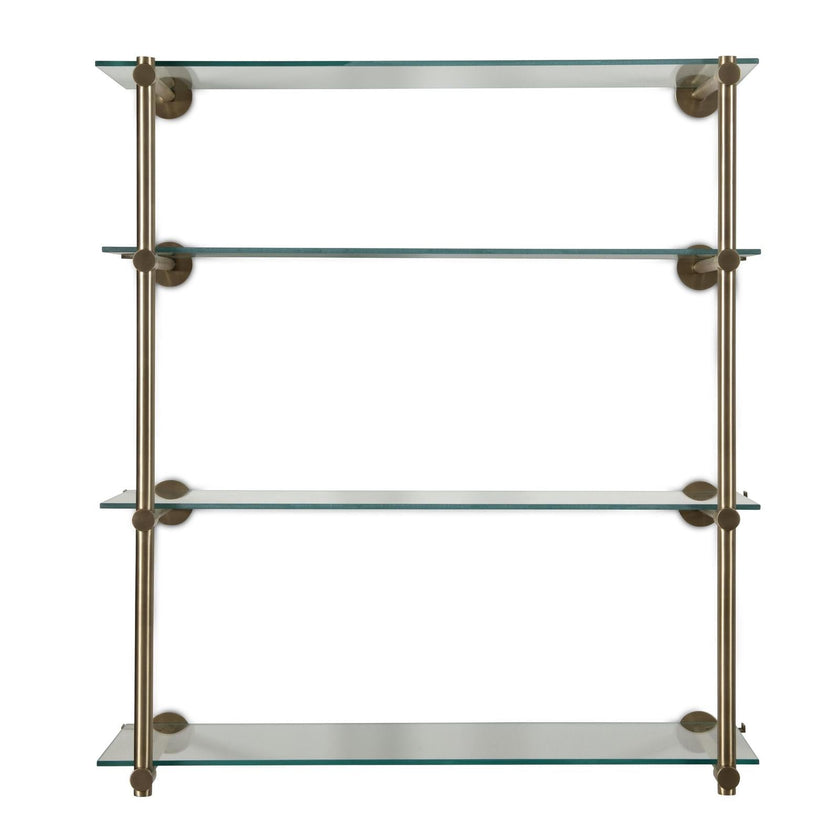 Maitland Smith Brass Wall Shelf