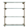Maitland Smith Brass Wall Shelf