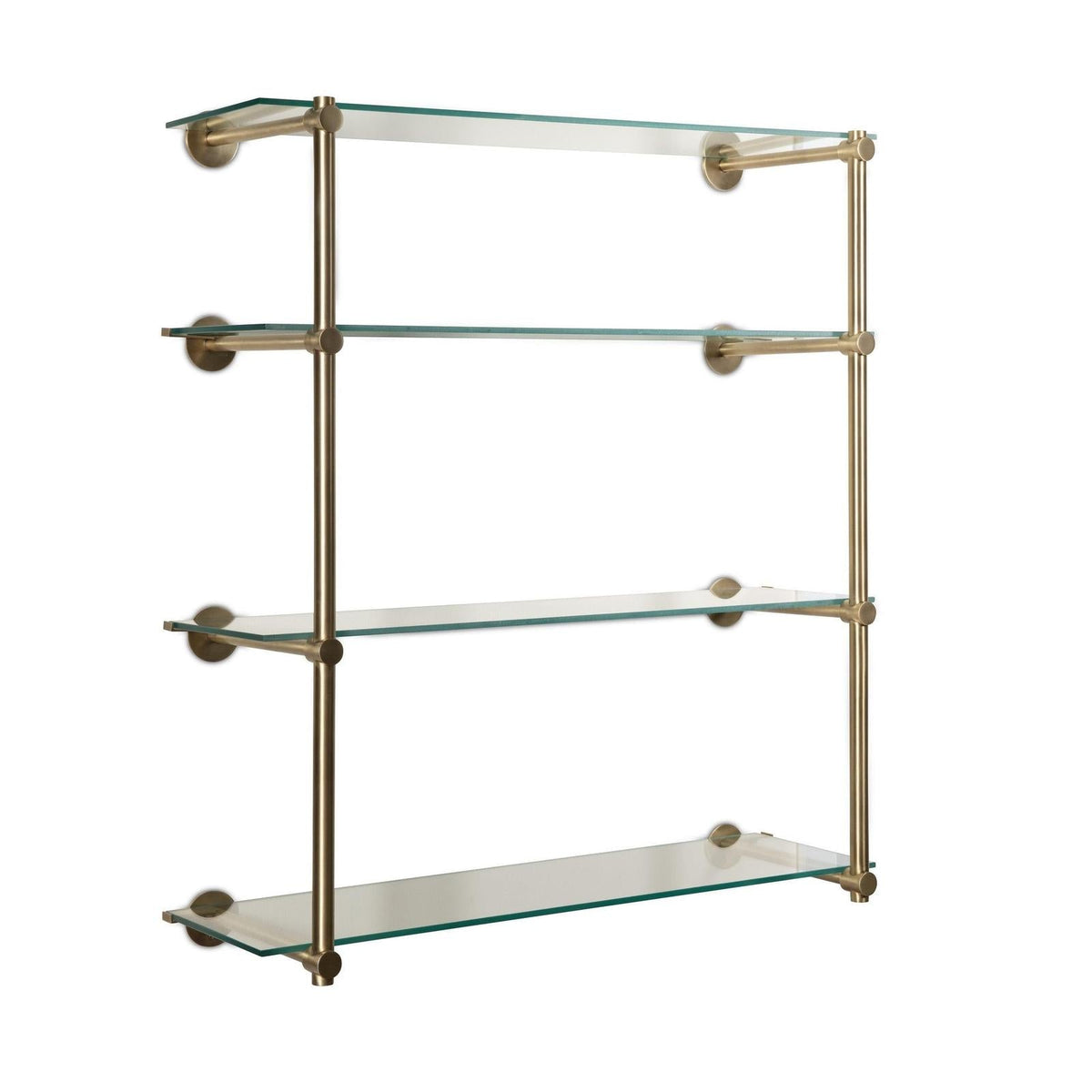 Maitland Smith Brass Wall Shelf