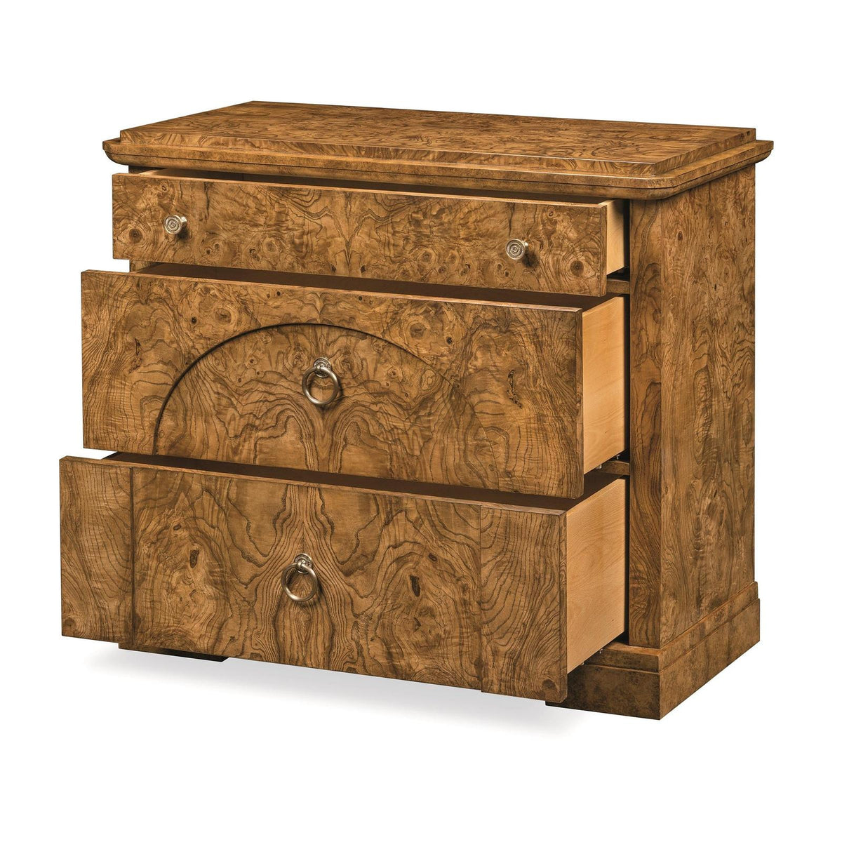 Maitland Smith Vienna Biedermeier Burl Chest