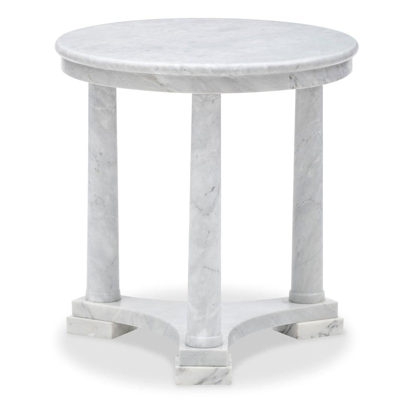 Maitland Smith Neoclassic Marble Side Table