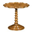 Maitland Smith Devonshire Scalloped Burl Drink Table