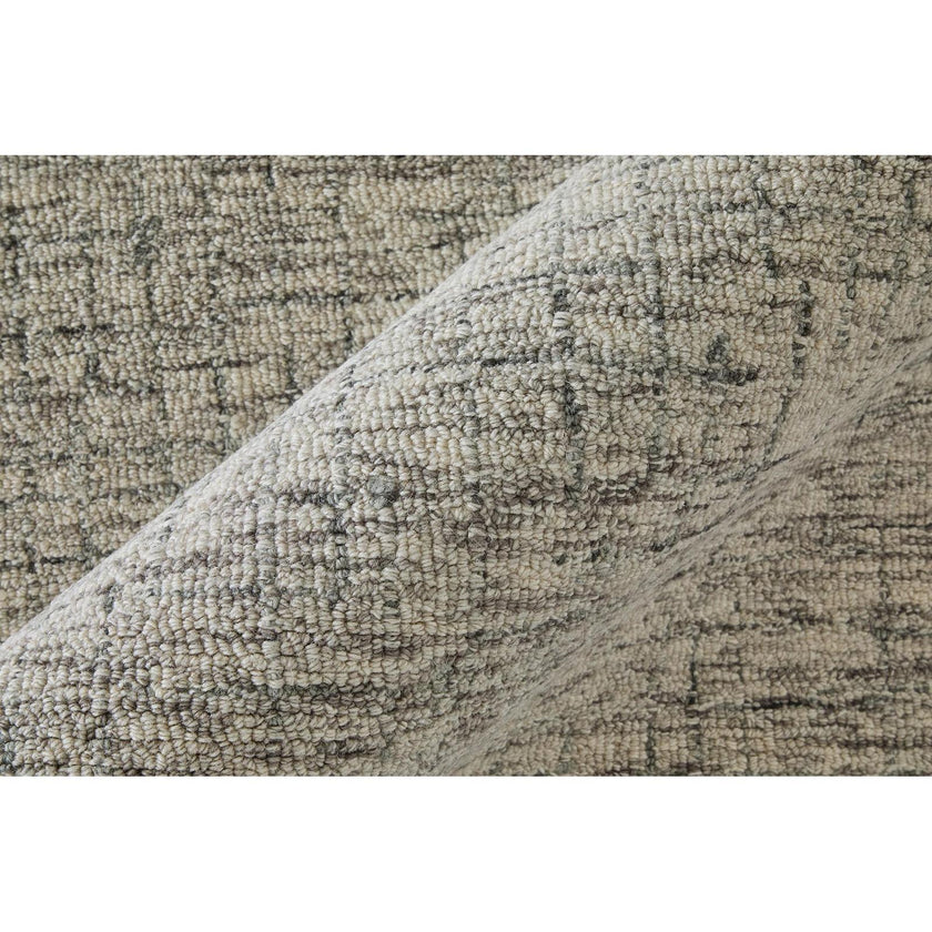 Feizy Belfort 8667F Transitional Solid Rug in Ivory/Gray/Taupe