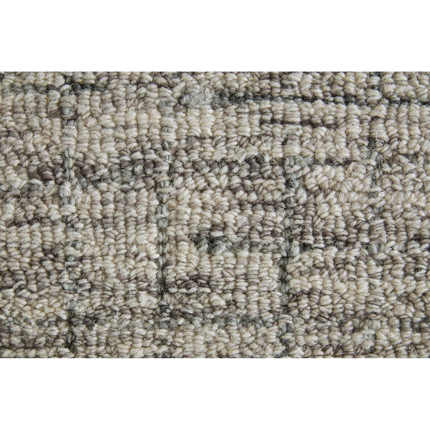Feizy Belfort 8667F Transitional Solid Rug in Ivory/Gray/Taupe