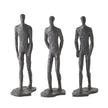 Global Views S/3 Pondering Sculptures Bronze