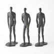Global Views S/3 Pondering Sculptures Bronze