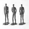 Global Views S/3 Pondering Sculptures Bronze