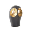 Global Views Gold Leafed Owl