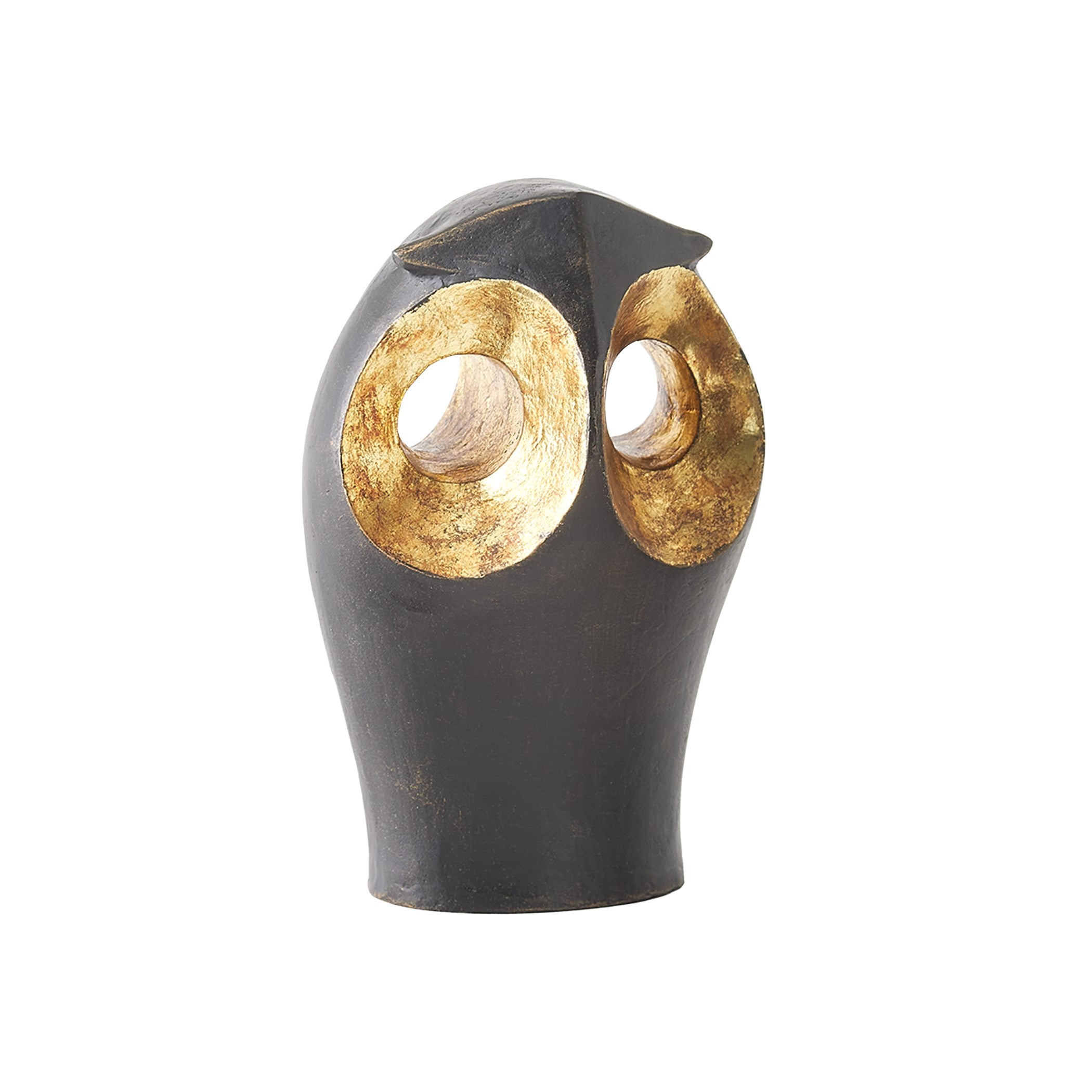 Global Views Gold Leafed Owl