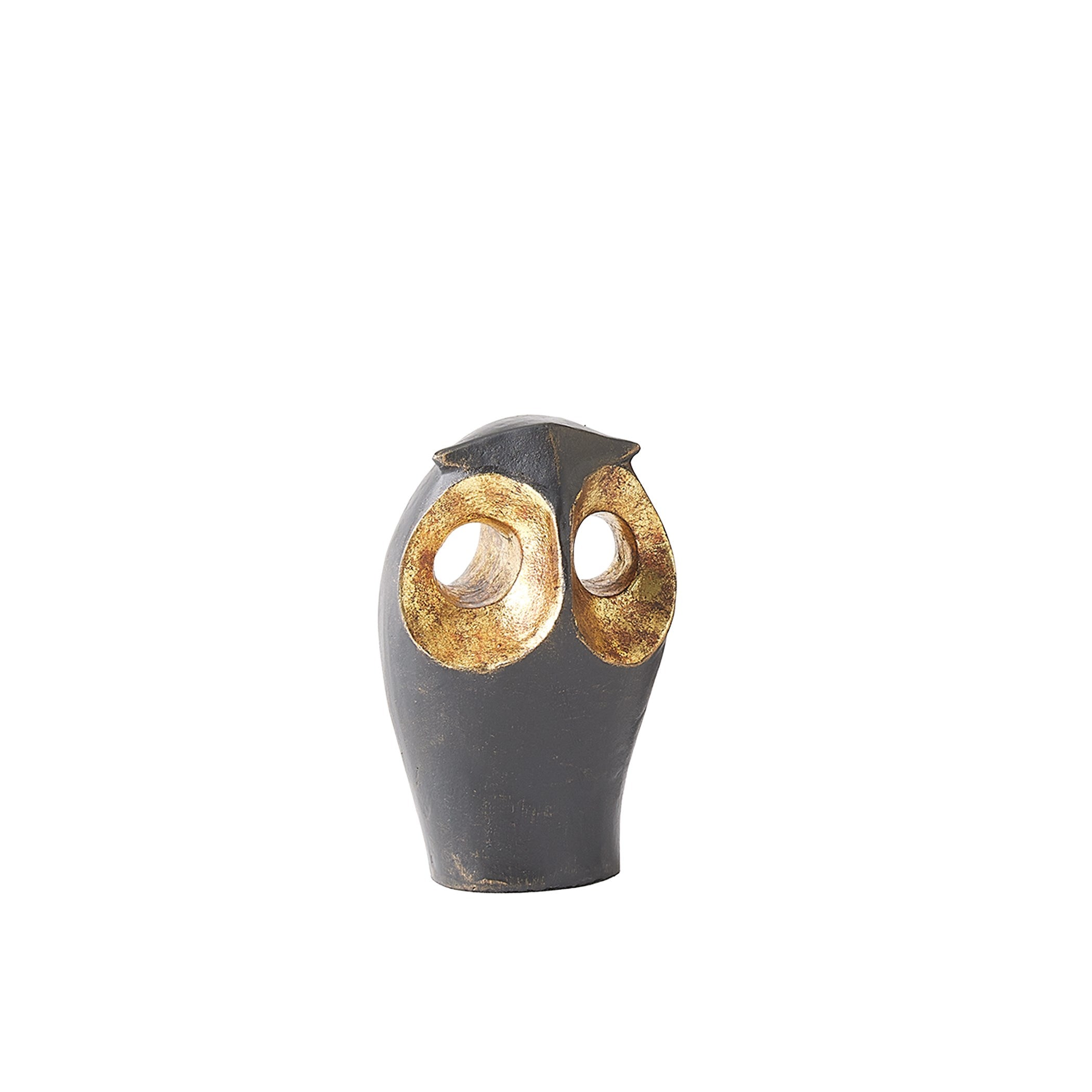 Global Views Gold Leafed Owl