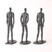 Global Views S/3 Pondering Sculptures Bronze
