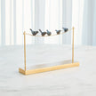 Global Views Birds on a Wire Gold Leaf