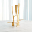 Global Views Triune Candleholder Gold Leaf