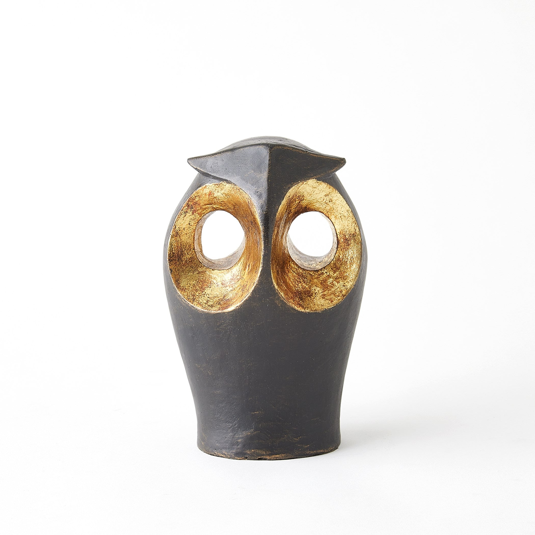 Global Views Gold Leafed Owl