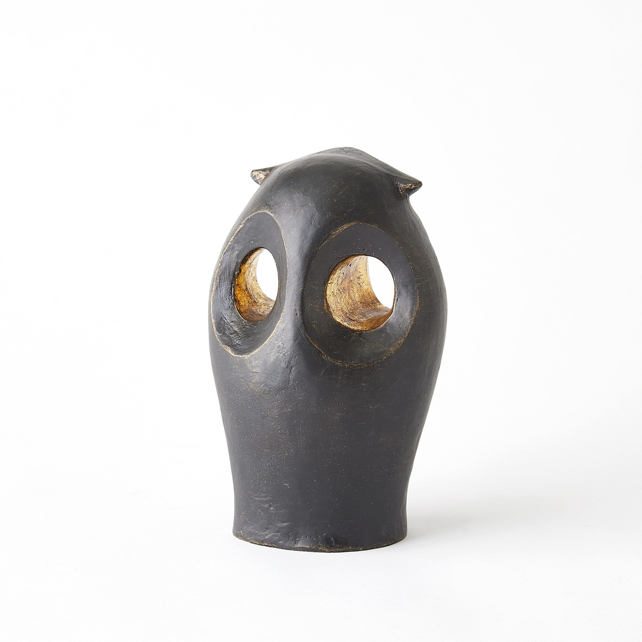 Global Views Gold Leafed Owl