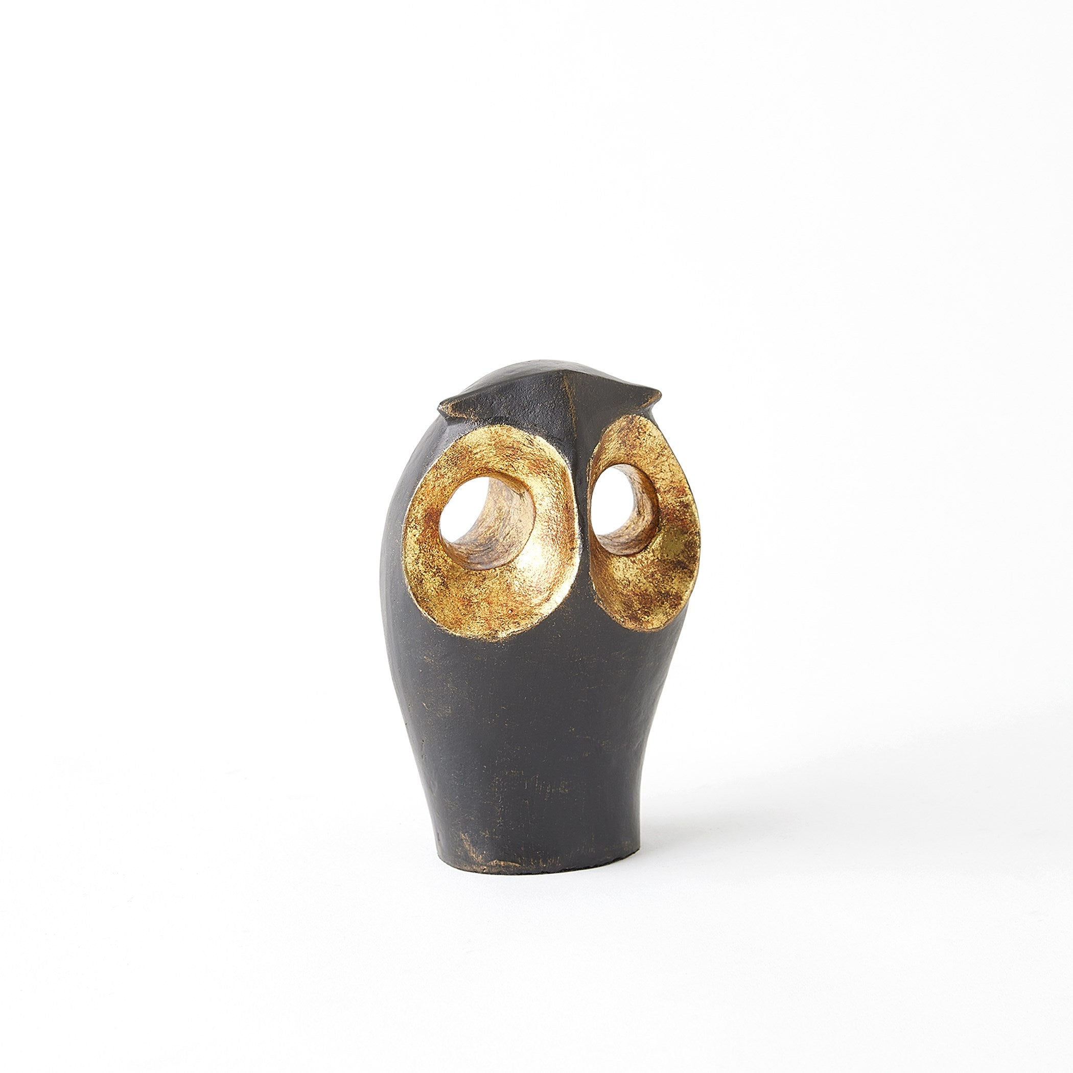 Global Views Gold Leafed Owl