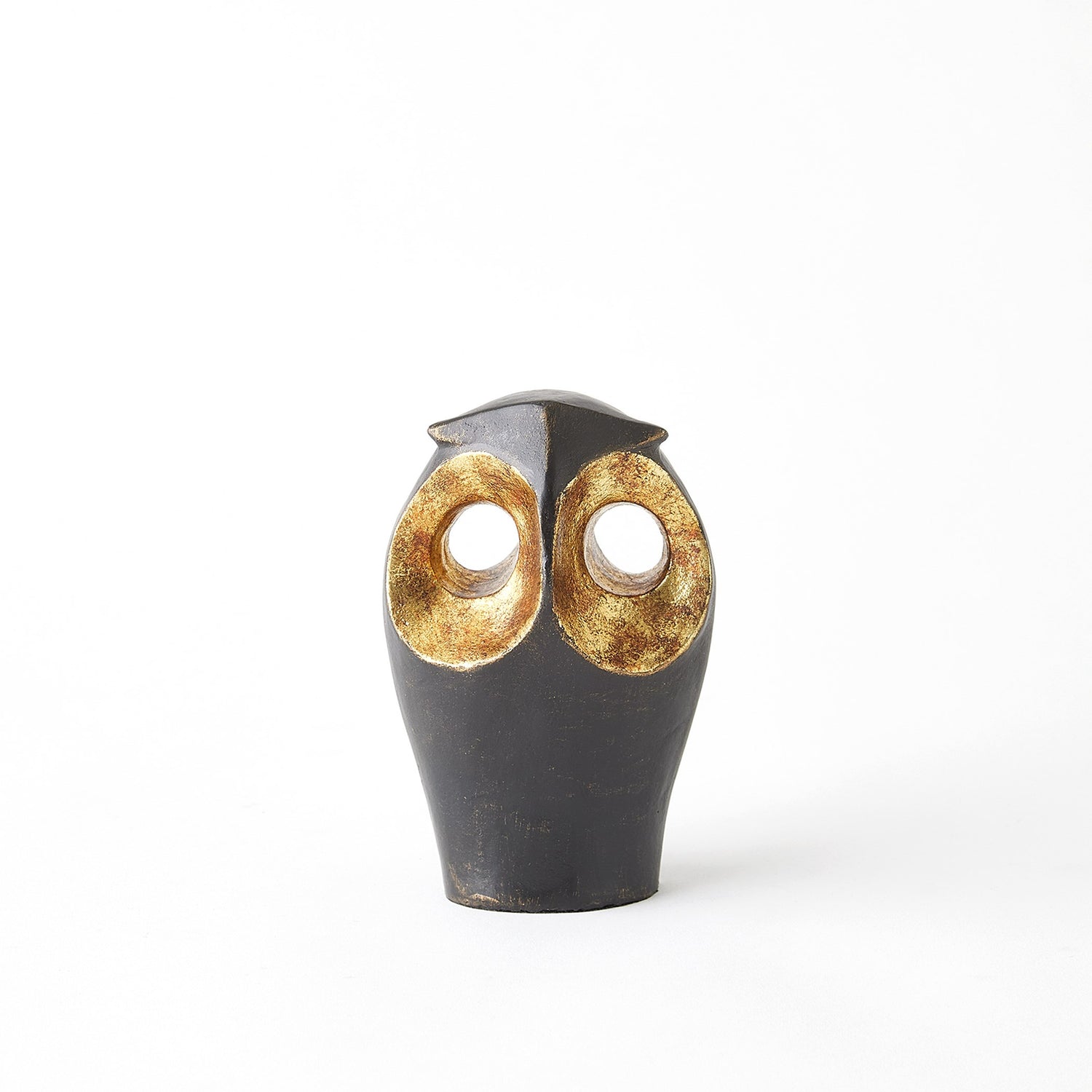 Global Views Gold Leafed Owl