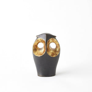 Global Views Gold Leafed Owl