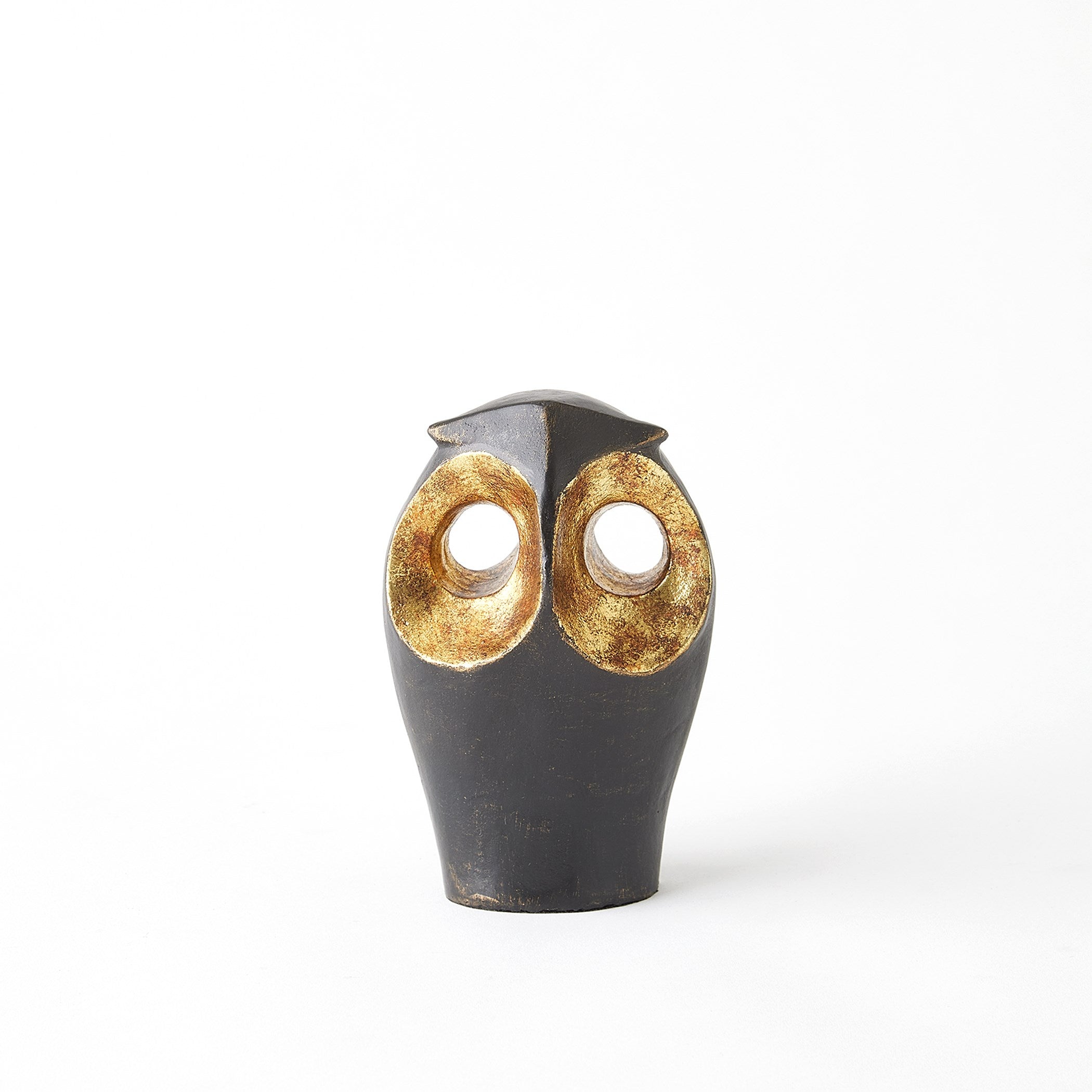 Global Views Gold Leafed Owl