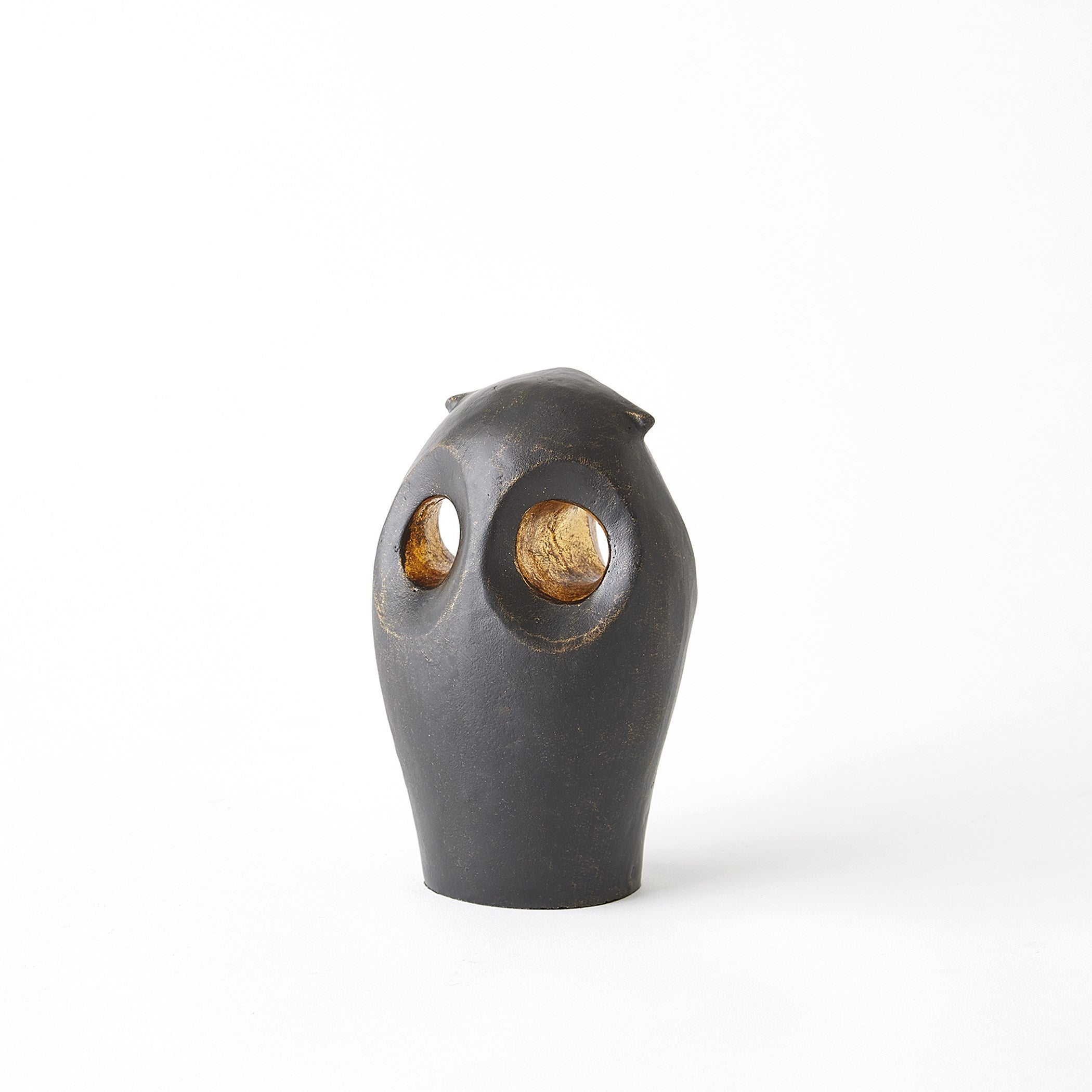 Global Views Gold Leafed Owl