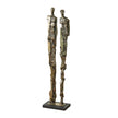 Global Views Abstract Couple Sculpture-Brass