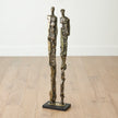Global Views Abstract Couple Sculpture-Brass