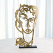 Global Views Hero Sculpture Brass