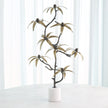 Global Views Black Eyed Susan Sculpture Bronze/Brass