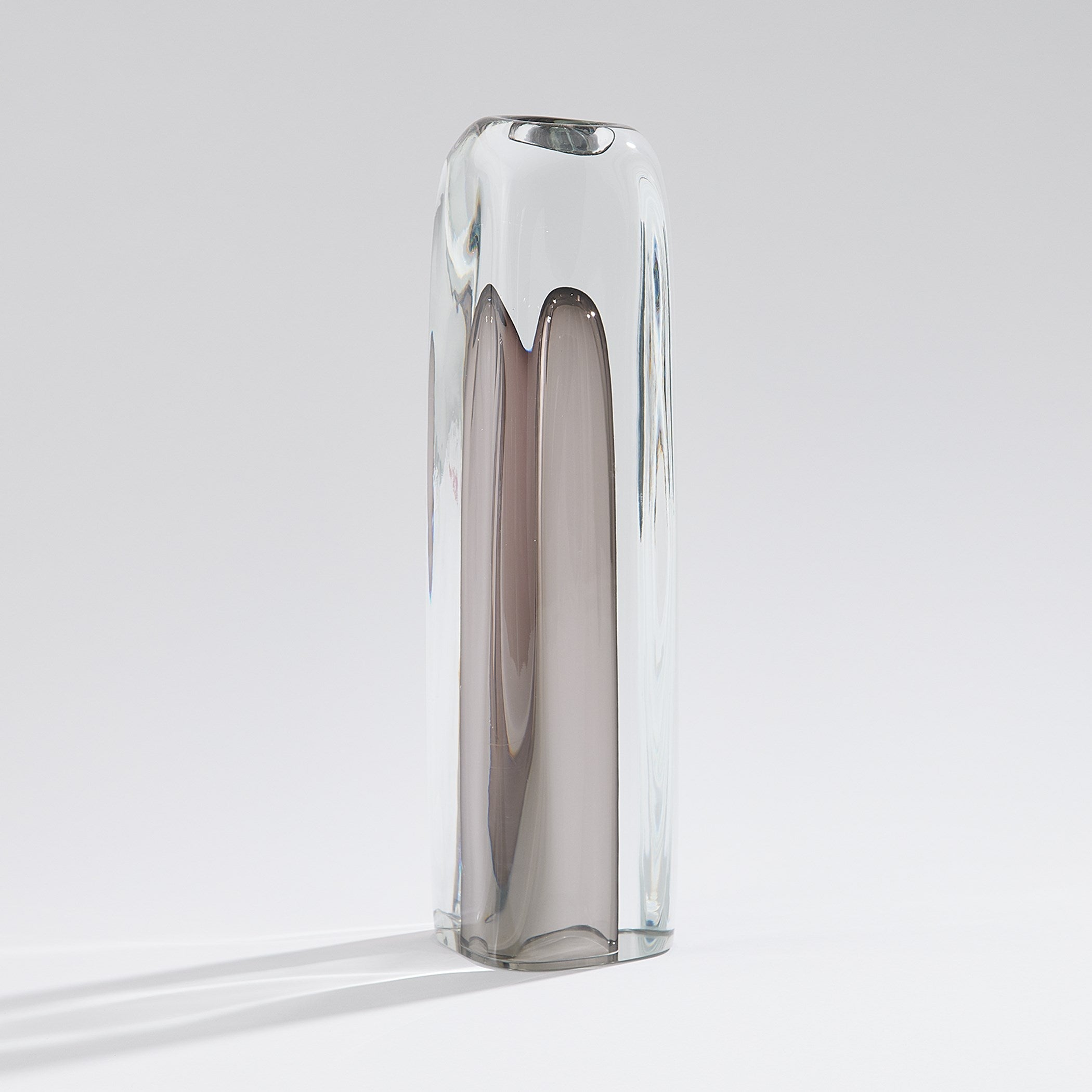 Global Views Tower Tea Light Holder/Vase Grey