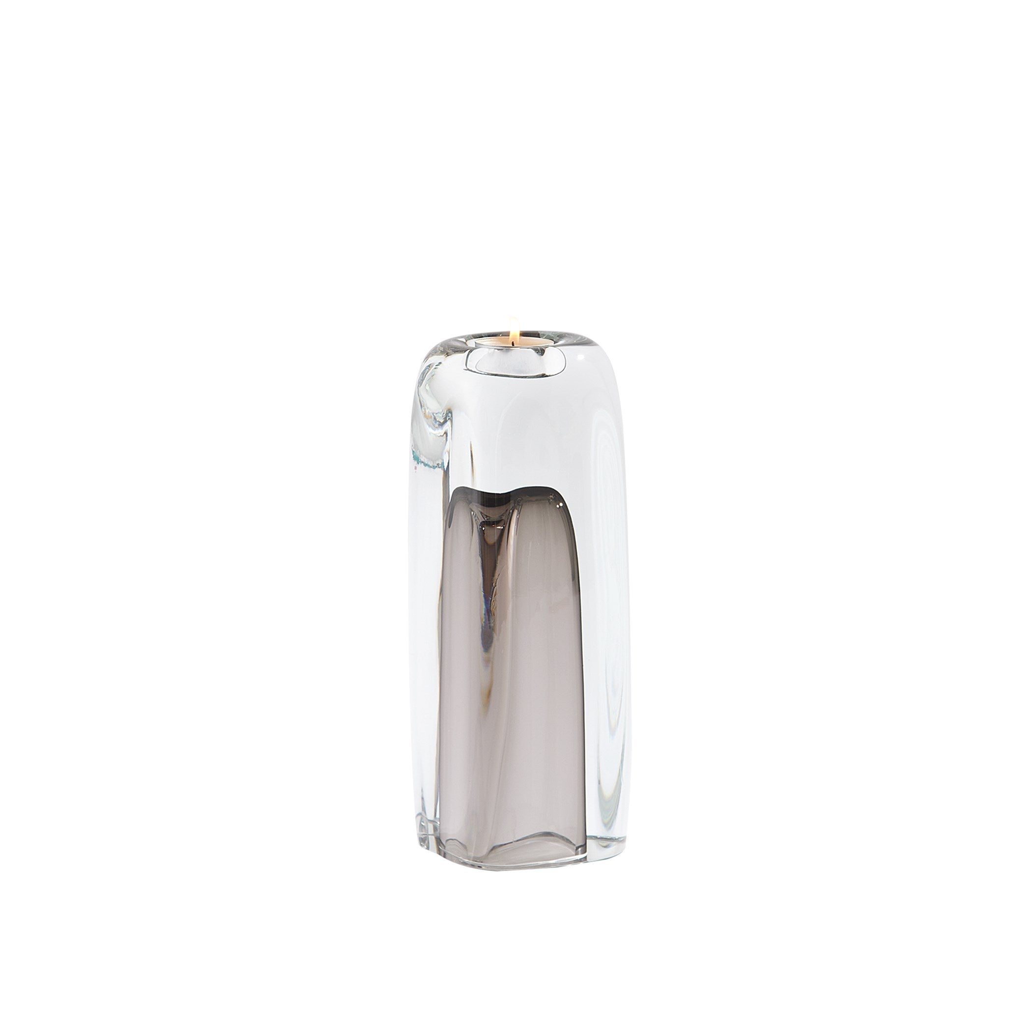 Global Views Tower Tea Light Holder/Vase Grey