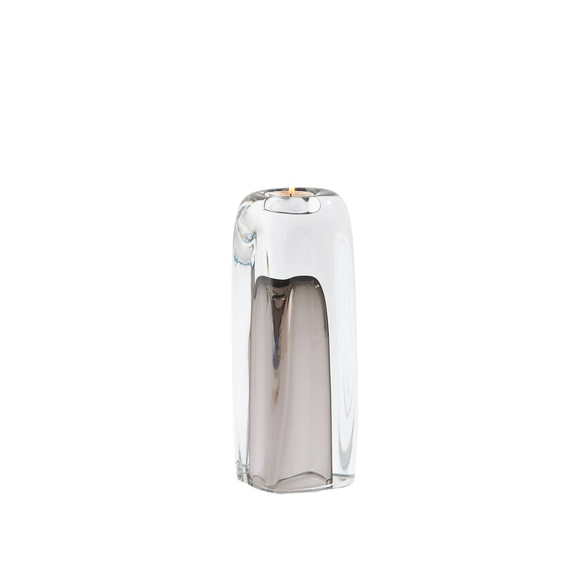 Global Views Tower Tea Light Holder/Vase Grey