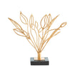 Global Views Windswept Sculpture Gold Leaf