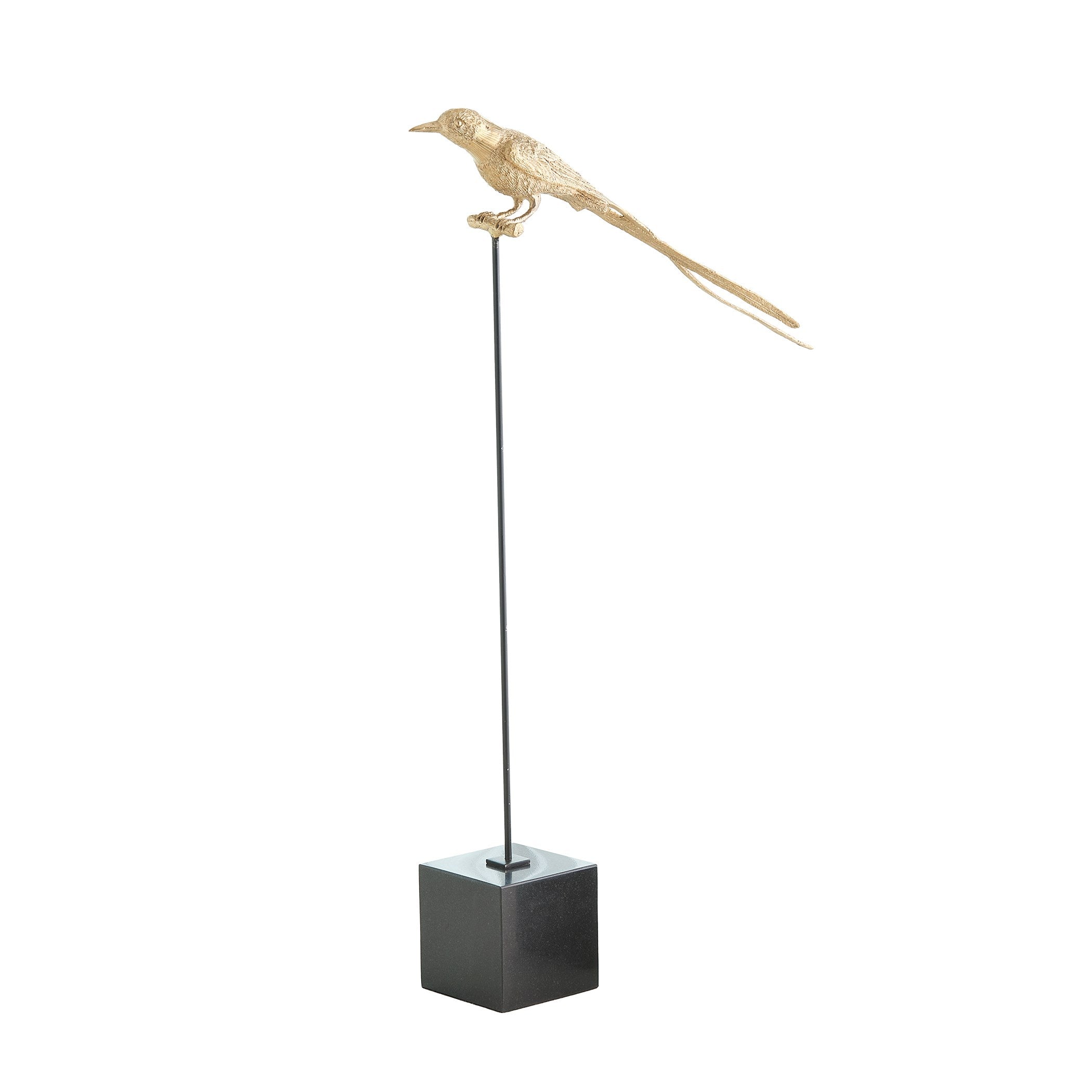 Global Views Perched Swallow Brass