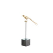 Global Views Perched Swallow Brass