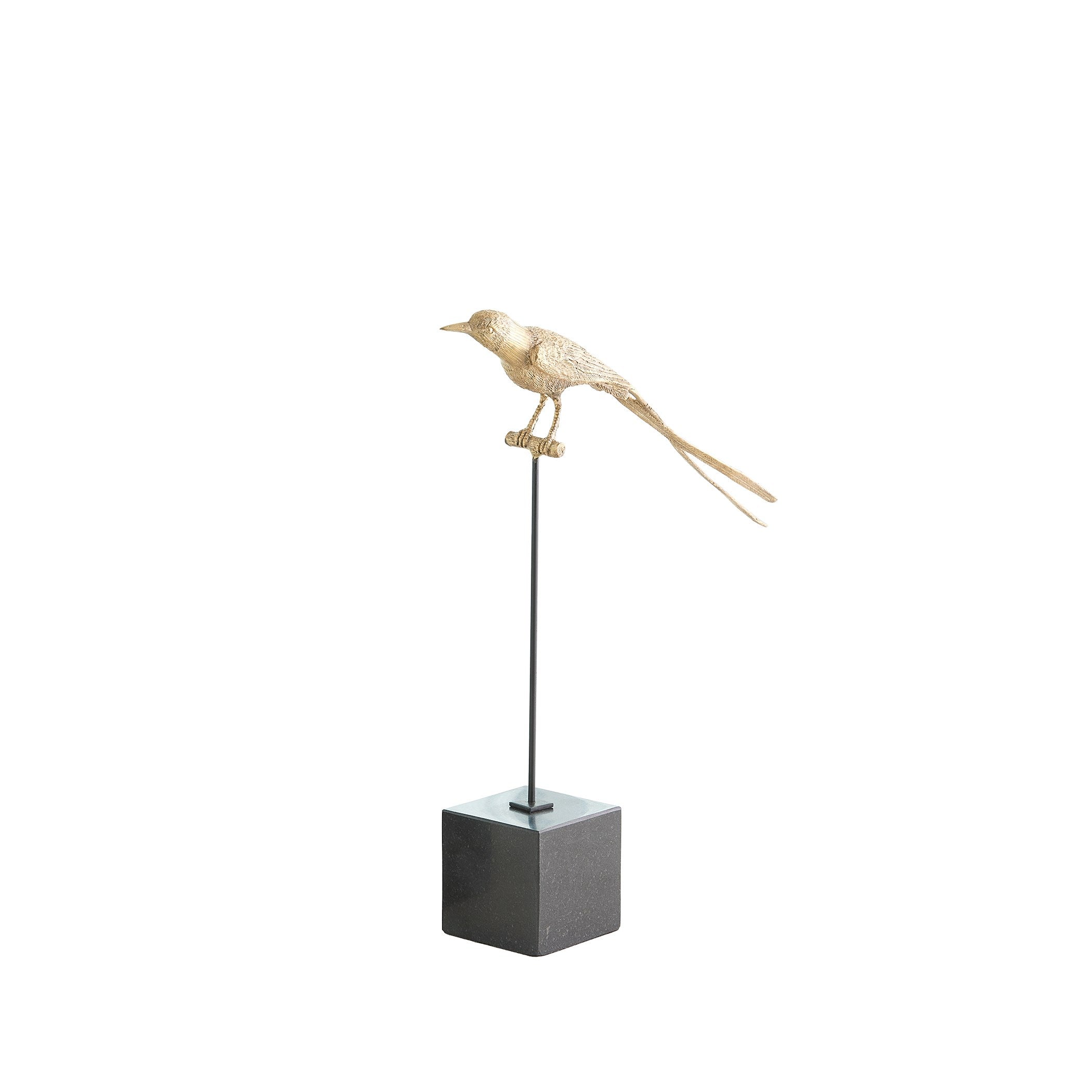 Global Views Perched Swallow Brass
