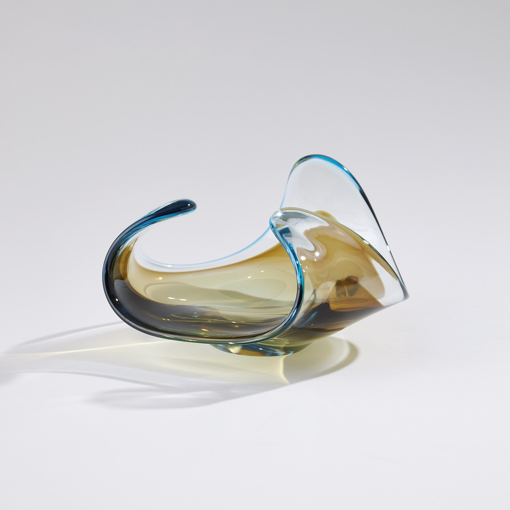Global Views Turquoise/Beige Bowl
