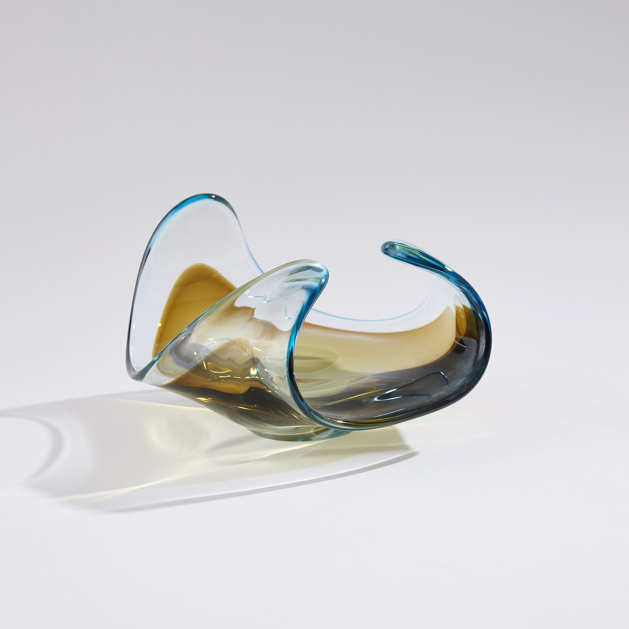 Global Views Turquoise/Beige Bowl