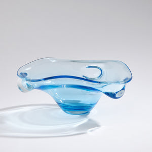 Global Views Triple Bubble Bowl Blue