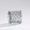 Global Views Quilted Vase-Grey-Wide