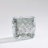 Global Views Quilted Vase-Grey-Wide