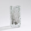 Global Views Quilted Vase-Grey-Tall