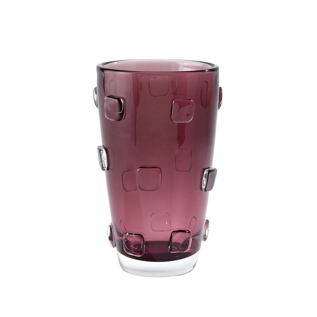 Global Views Ingot Vase-Plum-Lg