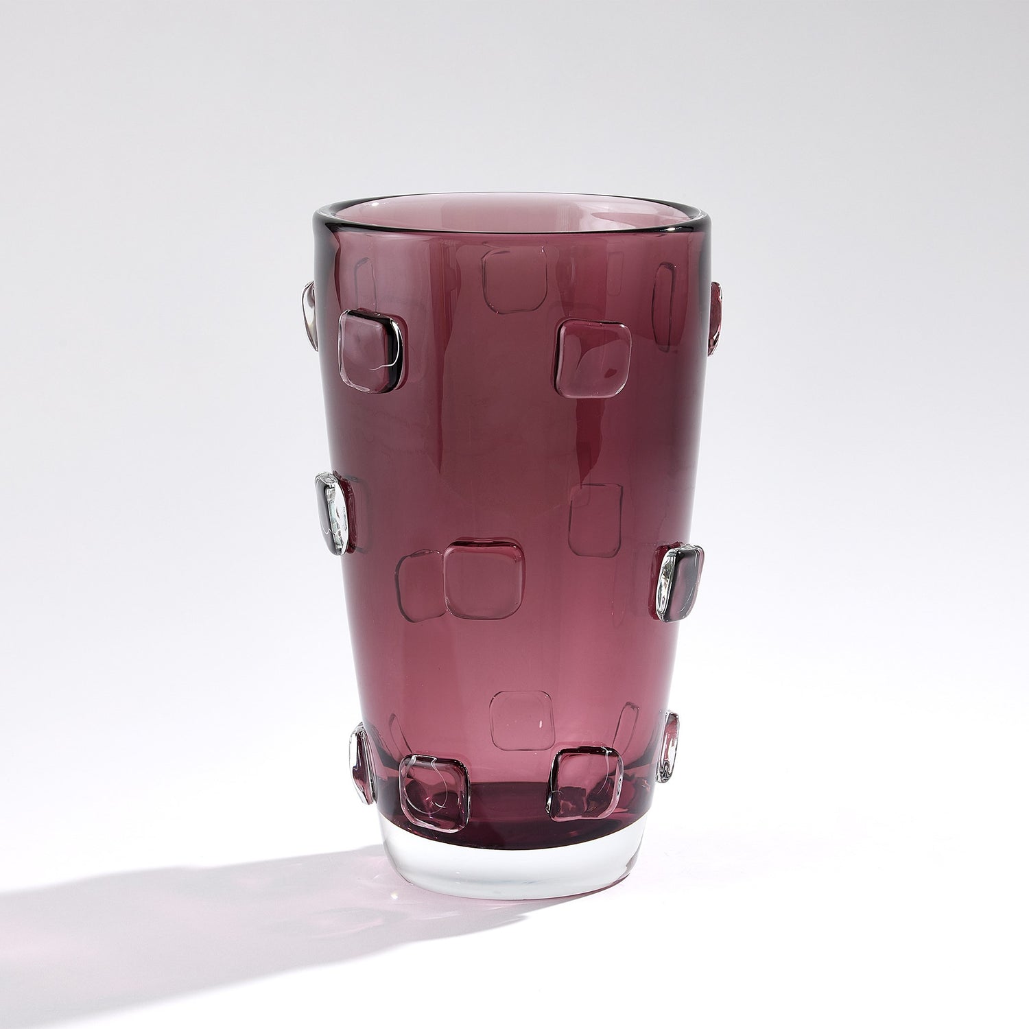 Global Views Ingot Vase-Plum-Lg