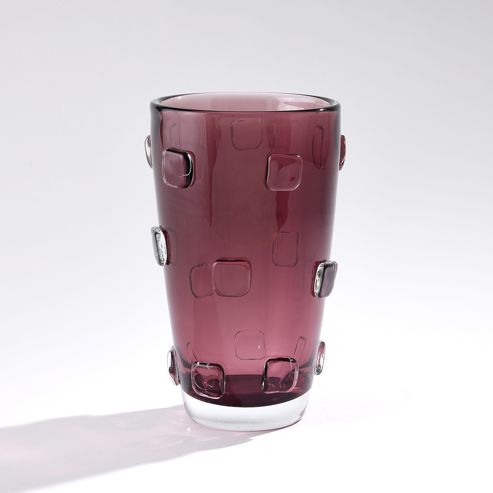 Global Views Ingot Vase-Plum-Lg