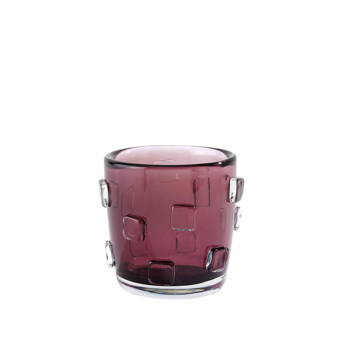 Global Views Ingot Vase-Plum-Sm