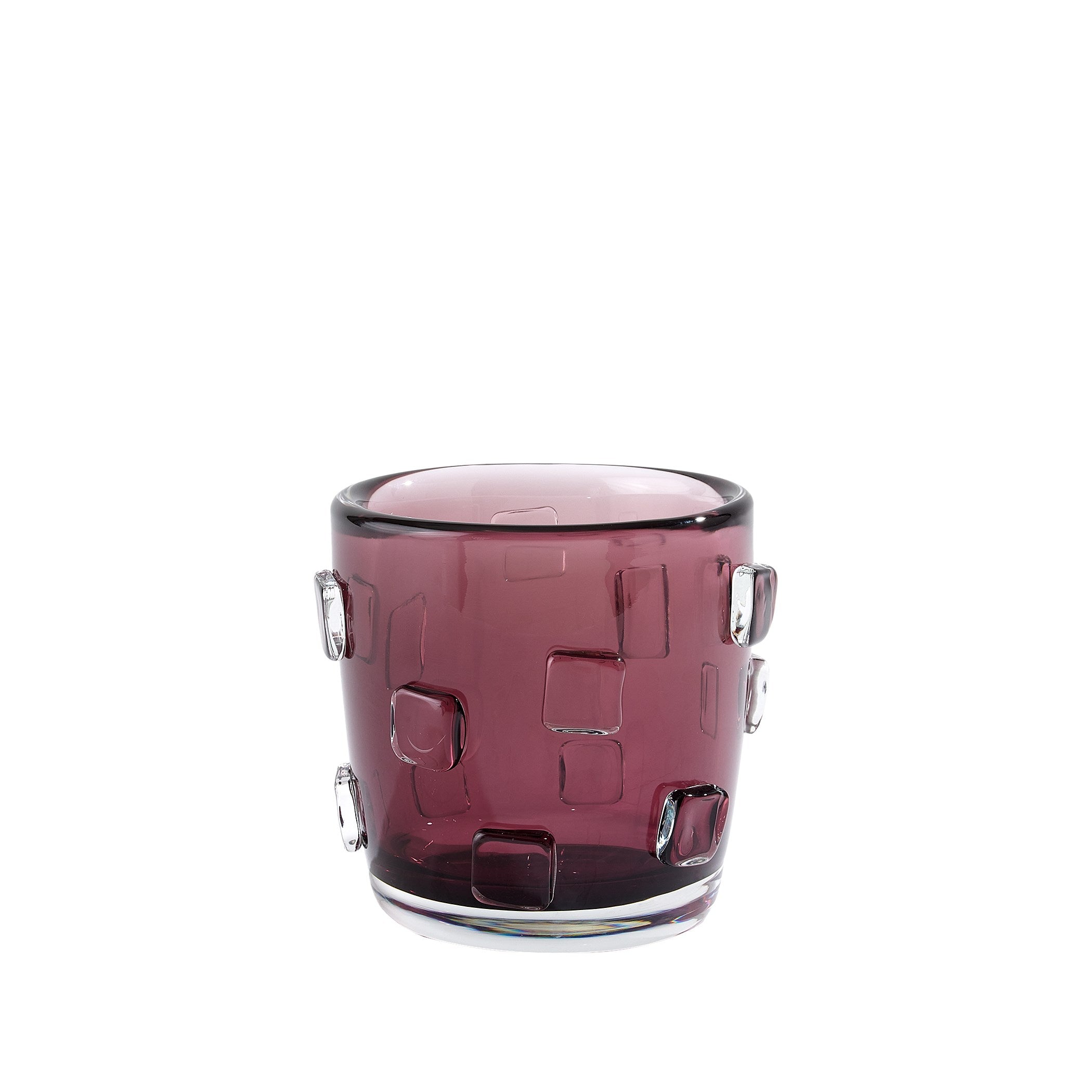 Global Views Ingot Vase-Plum-Sm